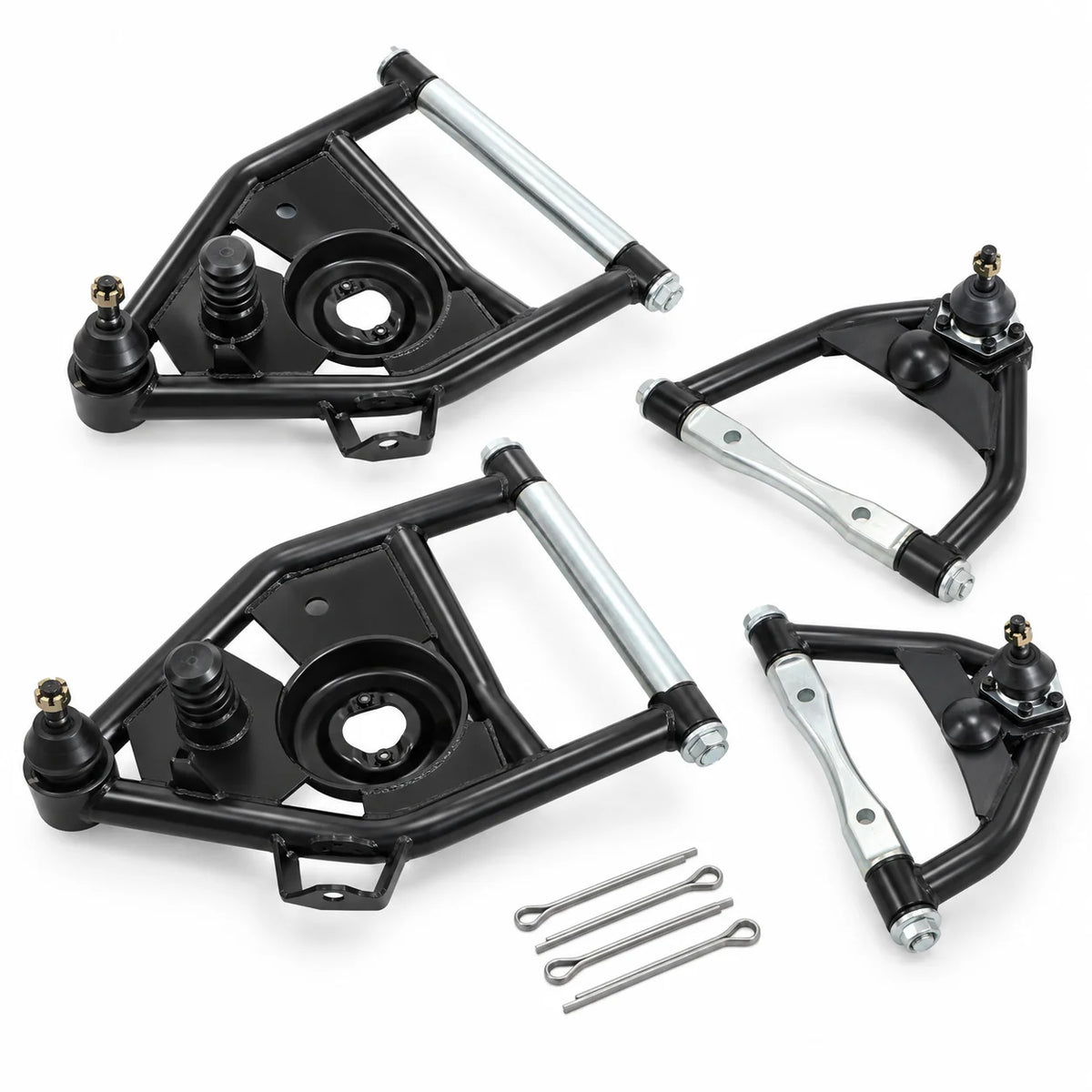 4PCS Upper & Lower Tubular Control Arms For 1963-1970 Chevrolet C10