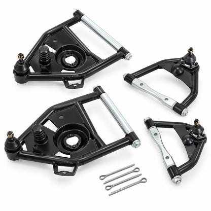 4PCS Upper & Lower Tubular Control Arms For 1963-1970 Chevrolet C10