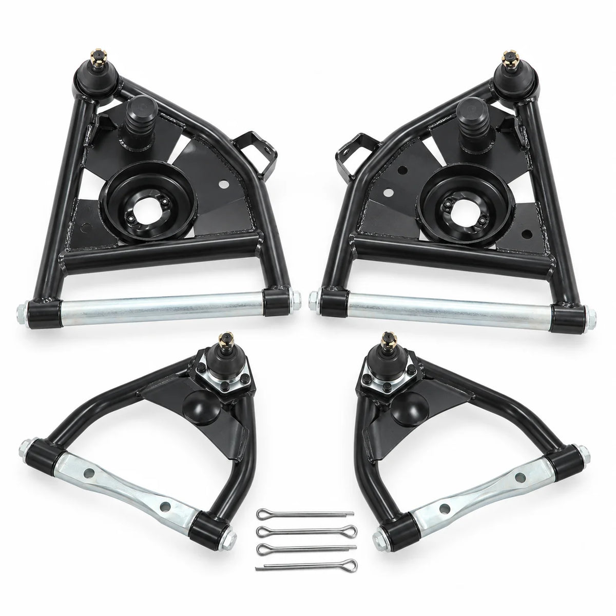 4PCS Upper & Lower Tubular Control Arms For 1963-1970 Chevrolet C10