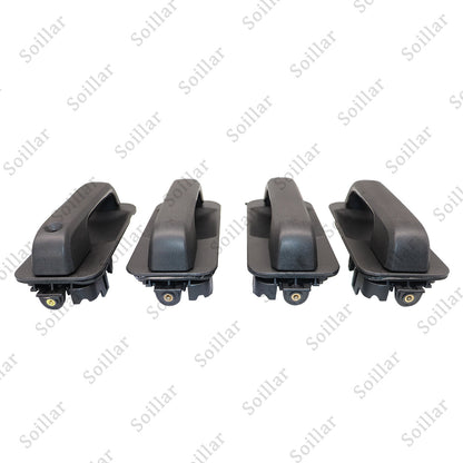 4pcs For Ford F150 2015-2020 Front And Rear Door Black Door Outer Handle