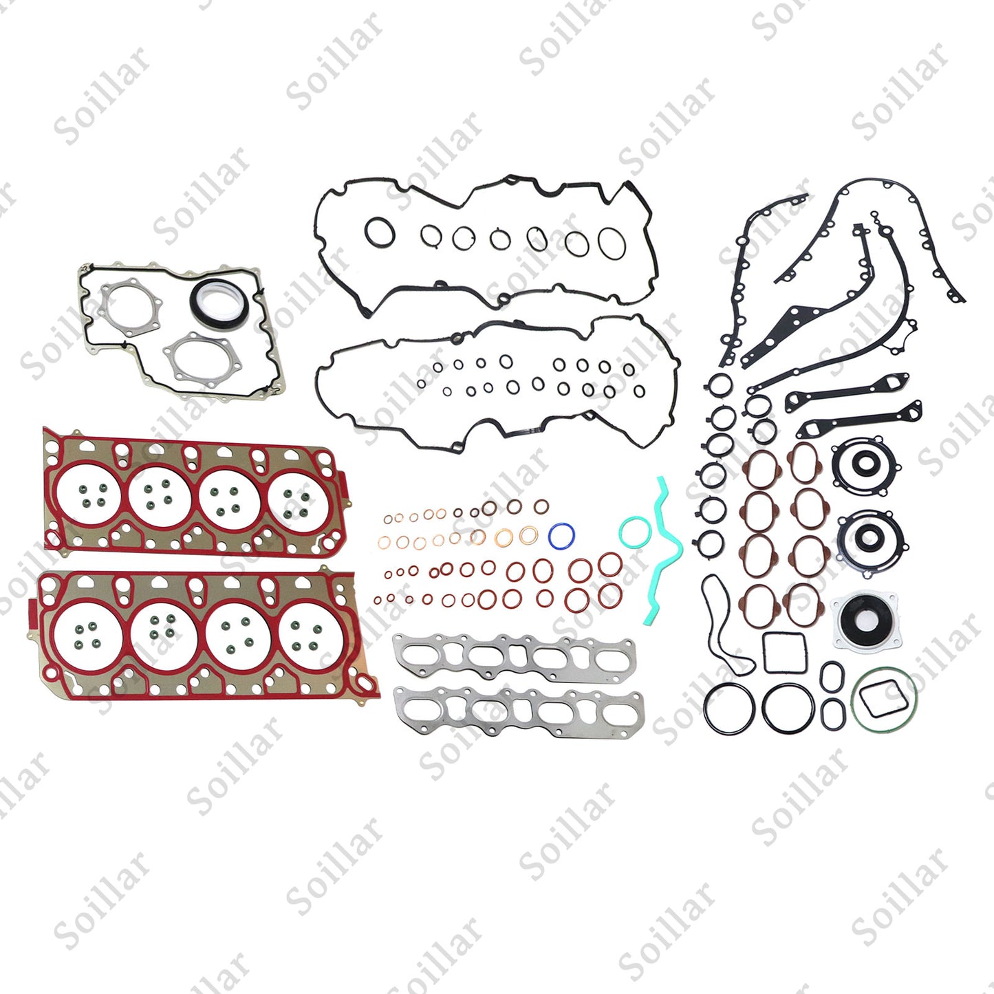 Engine Overhaul Rebuild Gasket Kit Fits Porsche Cayenne Panamera S GTS 4.8L V8