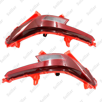 Left&Right Side Rear Bumper Reflector Light Lamp Fit Hyundai Elantra 2019-2020