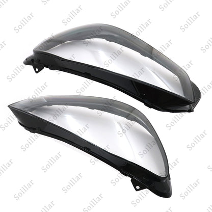 For Mercedes-Benz W167 GLE 2020-2023 Pair Headlight Lens Headlamp Cover Shell