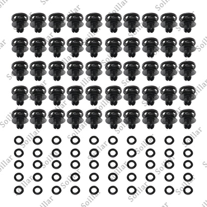 50pcs Door Trim Panel Retainer Push Clip for VW Golf 1998-2006/2010-2012