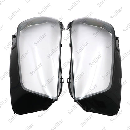 For Mercedes-Benz W167 GLE 2020-2023 Pair Headlight Lens Headlamp Cover Shell