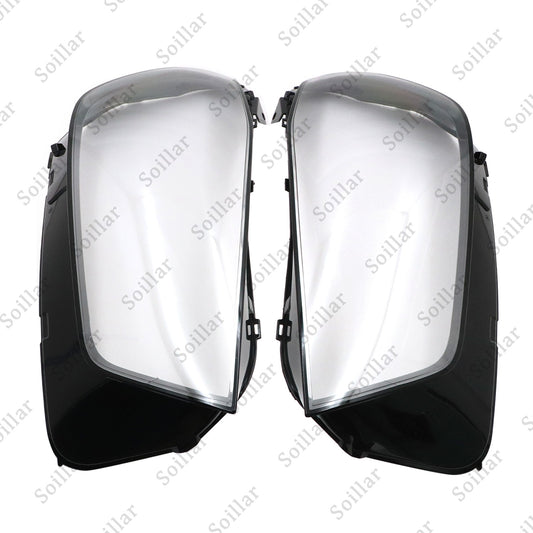 For Mercedes-Benz W167 GLE 2020-2023 Pair Headlight Lens Headlamp Cover Shell