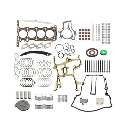 1.4L Engine Rebuild - Gasket Piston Bearing Timing Chain Kit For Buick Chevrolet