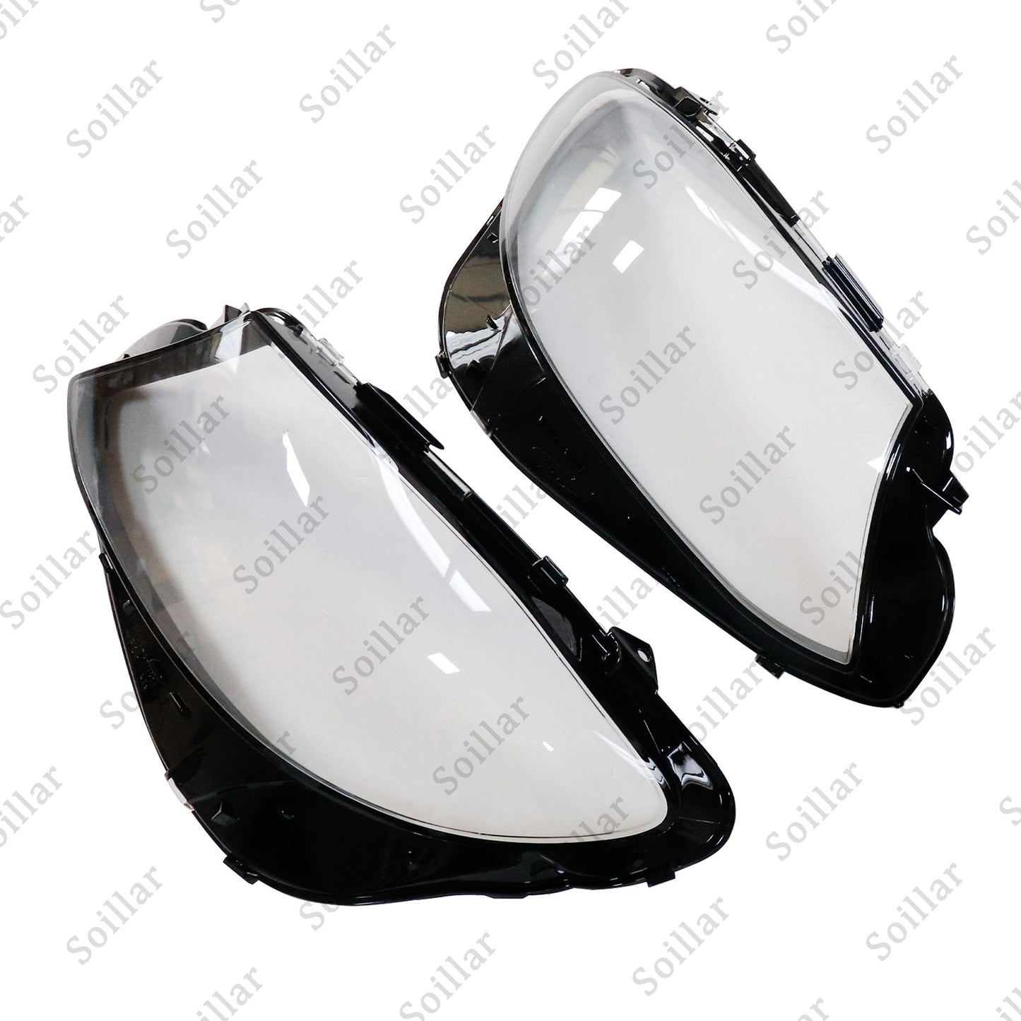 2x Headlight Lens Cover Shell For 2016-2023 Mercedes Benz E Class W213 E300 E450