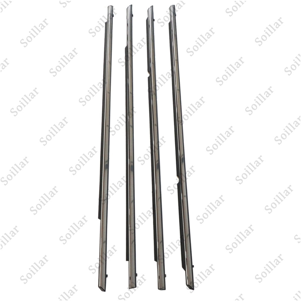 Chrome Front Rear Door Belt Moulding SET For Toyota Camry 2002-2006