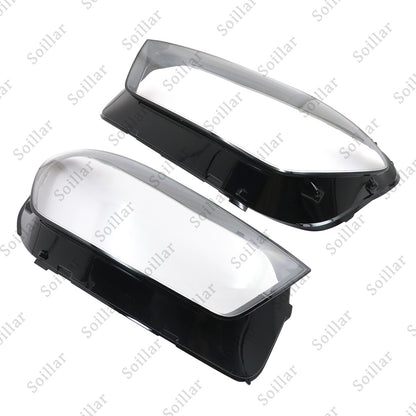 For Mercedes-Benz W167 GLE 2020-2023 Pair Headlight Lens Headlamp Cover Shell