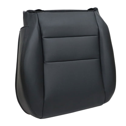 5PCS For 2003-2007 Honda Accord 4-Door Front Driver & Passenger Bottom & Top Leather Seat Cover Black