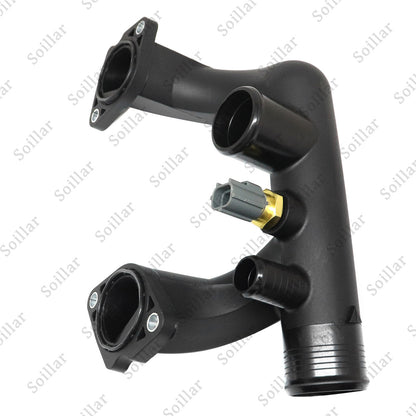 Thermostat Cover Outlet Pipe w/Sensor Fit Jaguar Vanden Plas XJ8 & XK8 USA