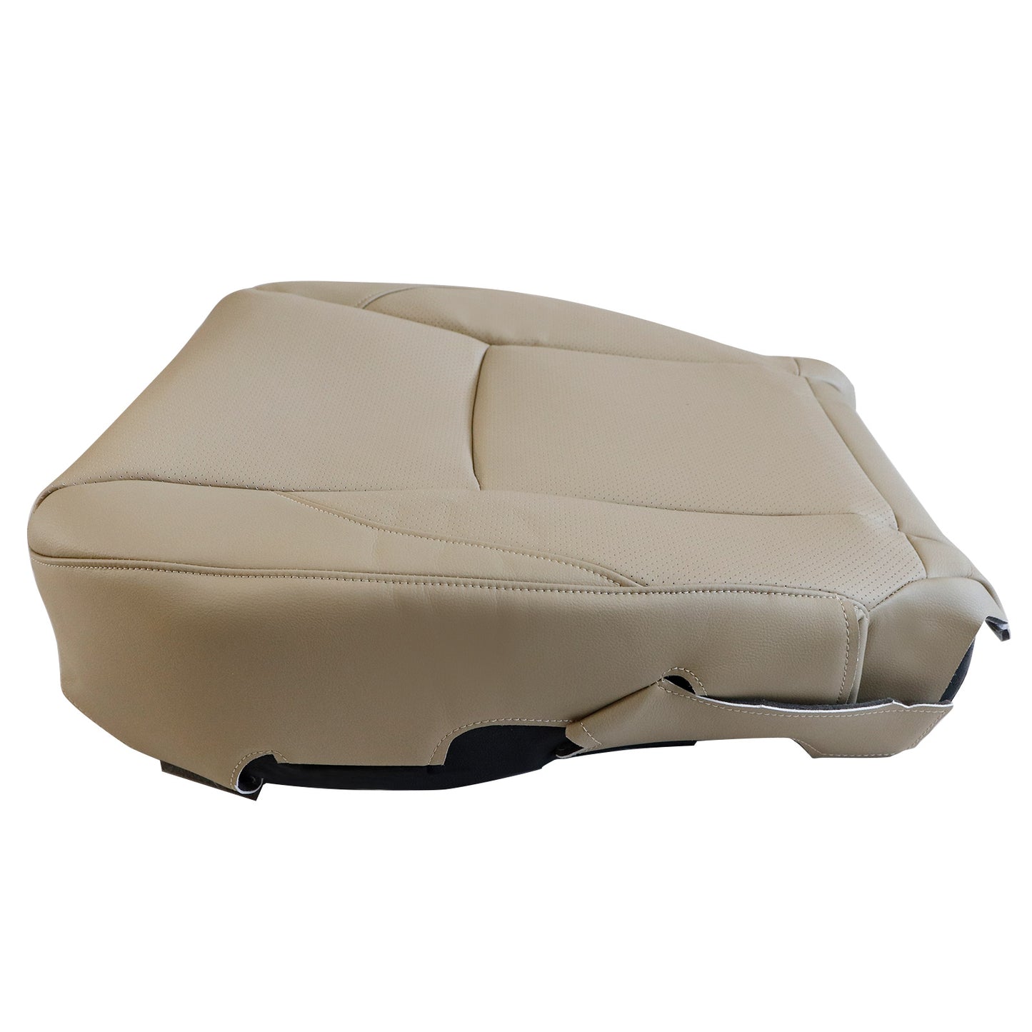 For 2007-2012 Lexus ES350 Driver Bottom Perforated Leather Seat Cover Tan