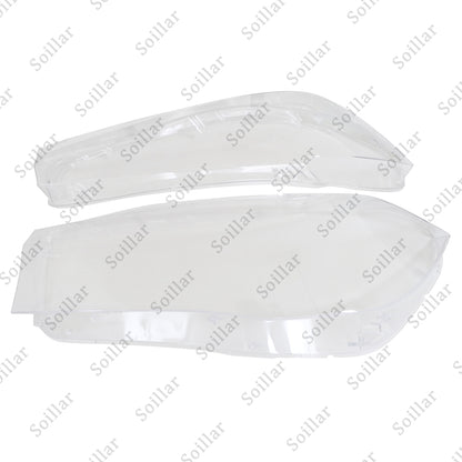 Fit BMW X5 F15 F16 X6 2014-2018 Pair Headlight Headlamp Lens Cover Replacement