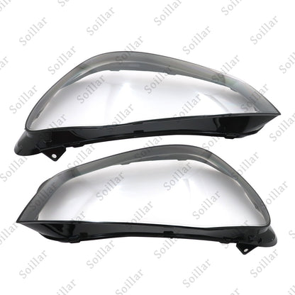 For Mercedes-Benz W167 GLE 2020-2023 Pair Headlight Lens Headlamp Cover Shell