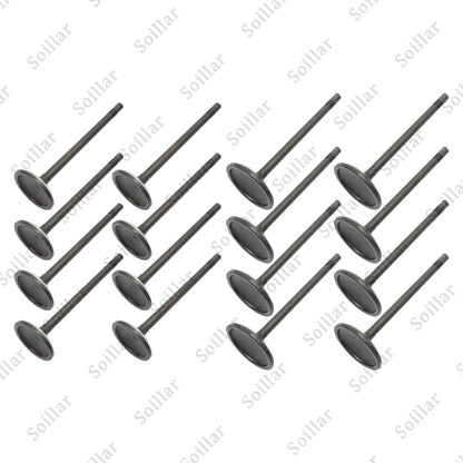 8pcs Intake+8pcs Exhaust Valves Fit 00-14 Ford Mercury Lincoln 4.6 5.4L 16V