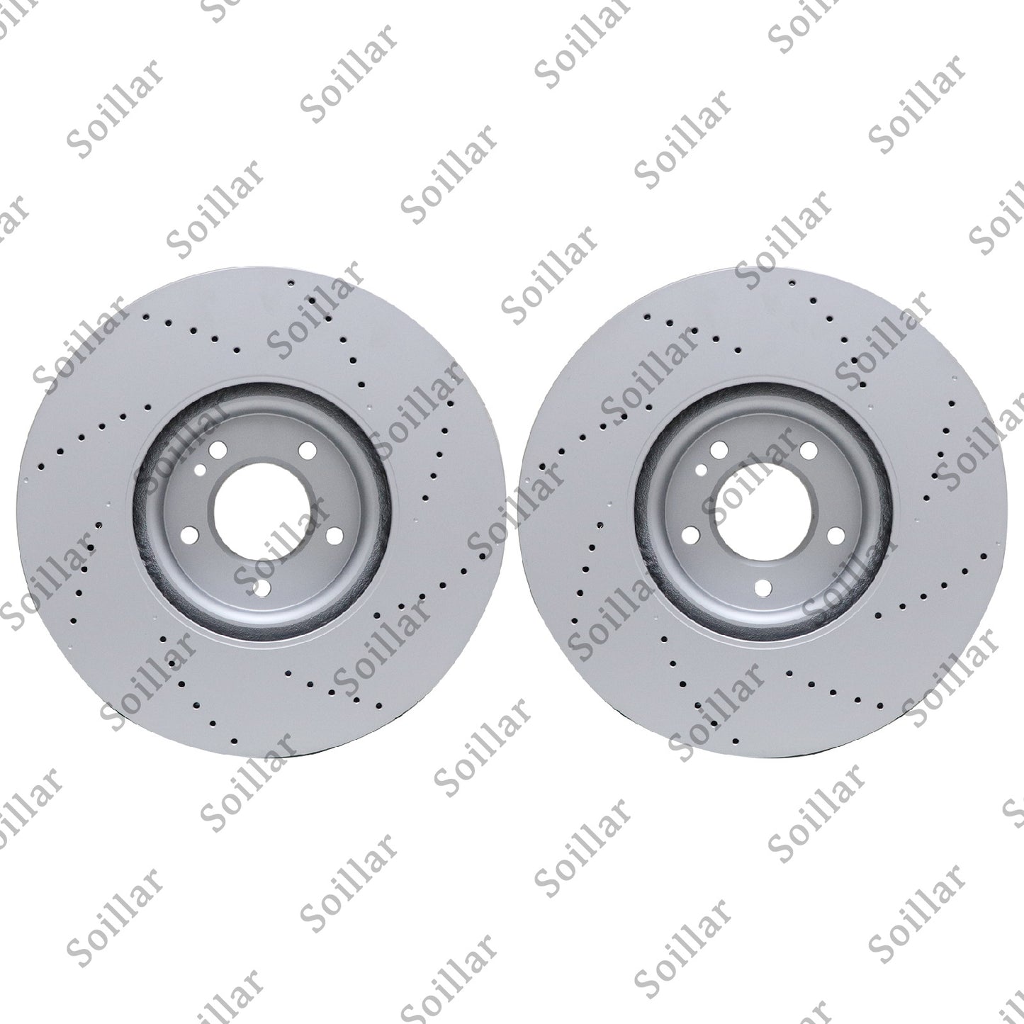 2X For Mercedes G63 AMG 2019 - 2023 Front Brake Discs Rotors 4634210500