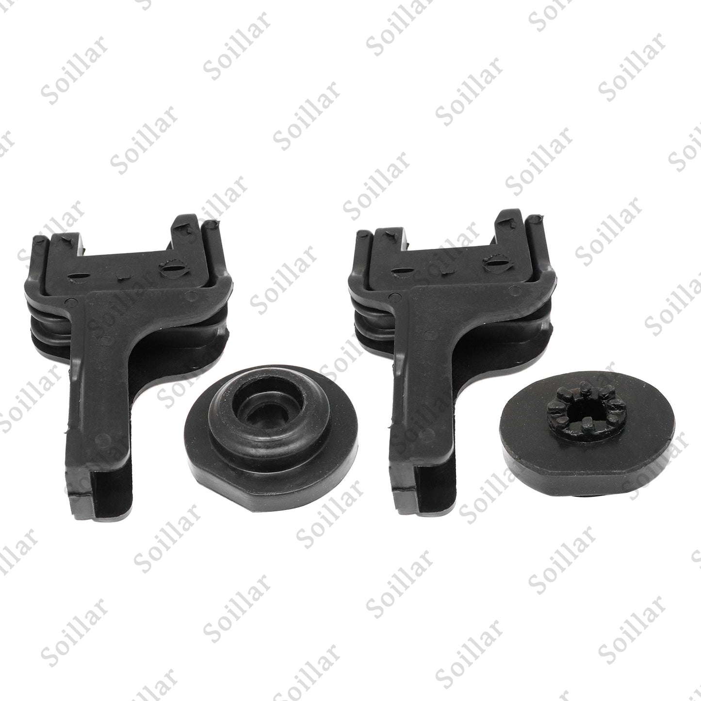 4Pcs For Dodge Charger Challenger 2008-2021 Upper+Lower Radiator Isolator Mounts
