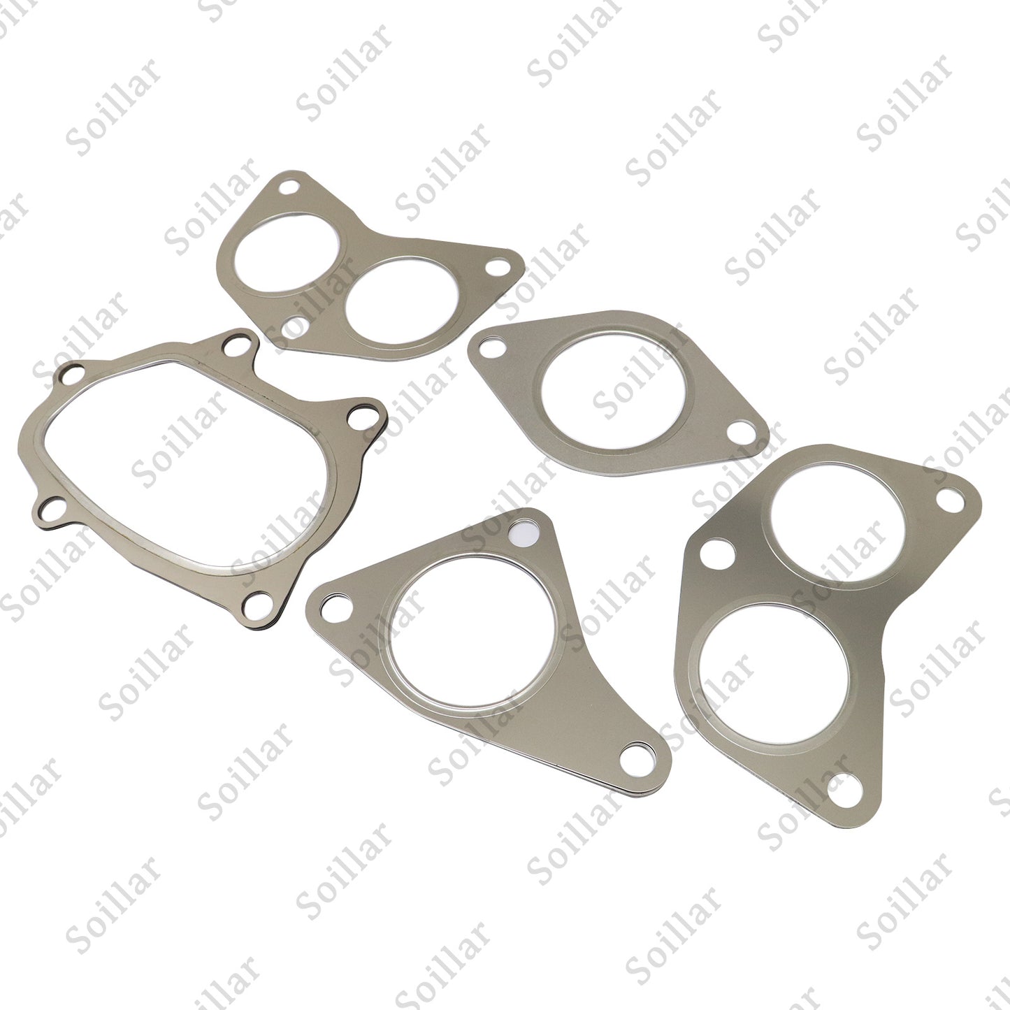 For Subaru Impreza WRX STi GT TURBO Up Down Pipe Exhaust Manifold Gasket SET