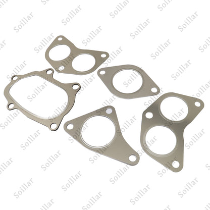 For Subaru Impreza WRX STi GT TURBO Up Down Pipe Exhaust Manifold Gasket SET