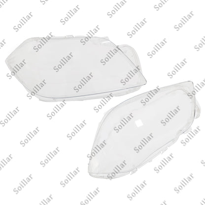 2X Headlamp Headlight Lens Cover LH+RH For Mercedes-Benz GL-Class X166 12-16