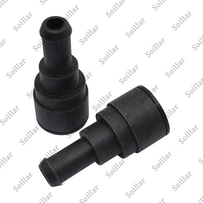 2pcs Heater Core Coolant Hose Connector for Cadillac Chevrolet Tahoe GMC Buick