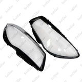 A Pair Headlight Clear Lens Cover For 2016-2019 Mercedes-Benz W117 CLA250 CLA45