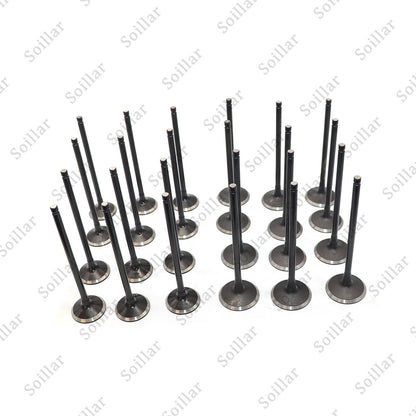 Intake Exhaust Valves Fit For 01-15 Acura Honda 3.2L-3.7L V6 VTEC SOHC 24v J37A