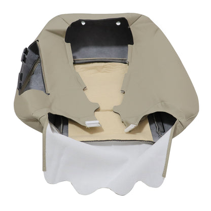 For 2010-2016 Mercedes Benz E200 E250 E300 E350 Driver Top Replacement Leather Seat Cover Tan