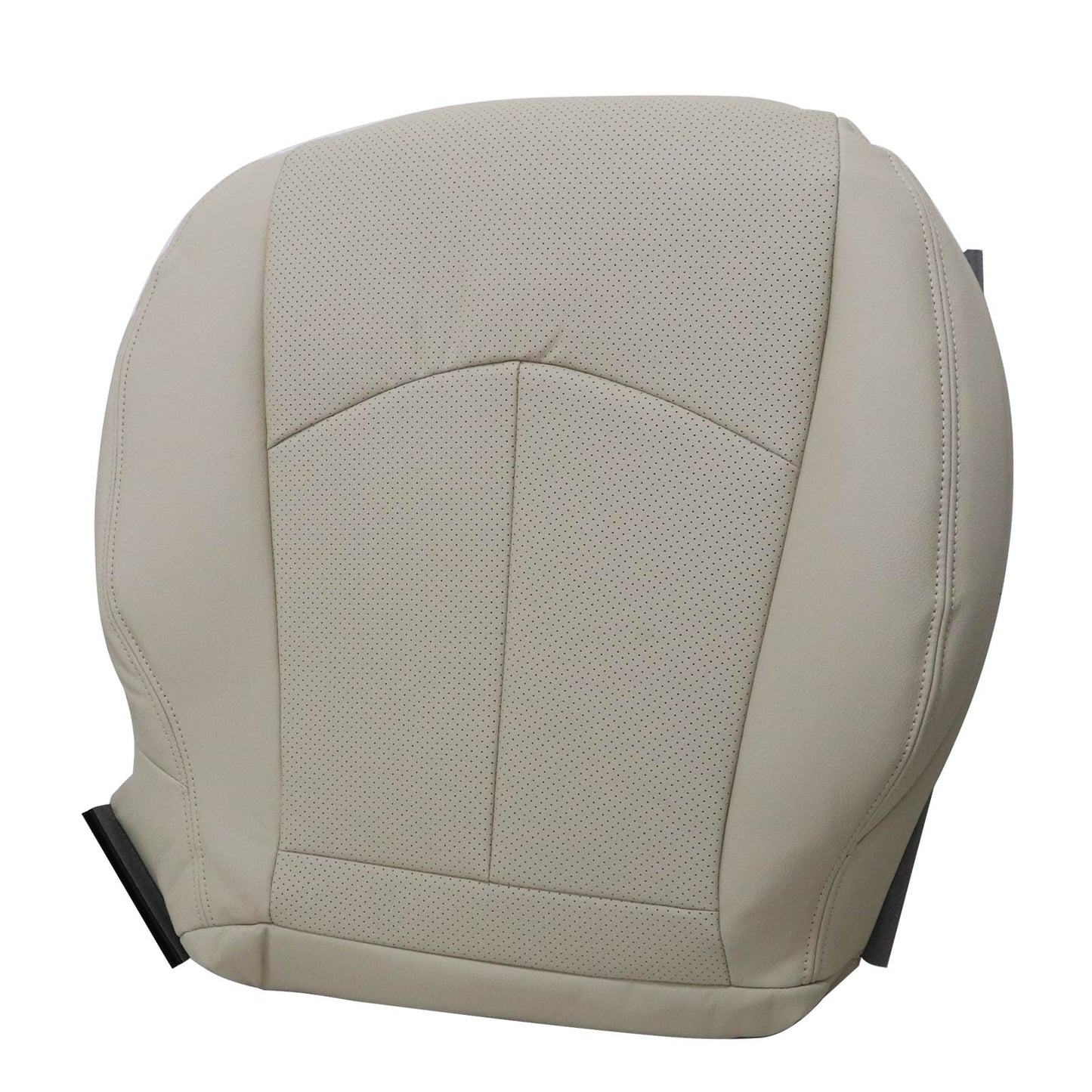 For 2003-2009 Mercedes Benz E63 E280 E300 E320 E350 E500 E550 Driver Bottom & Top PERFORATED Leather Seat Cover Light Tan