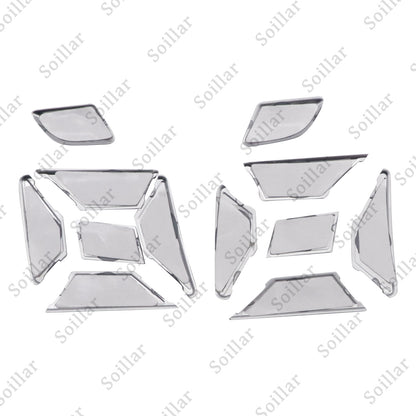 Fit for Mercedes Benz E C G Class W204 12-16 Steering Wheel Button Trim Silver