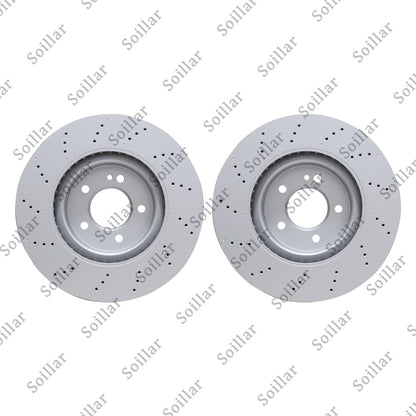 2Pcs Rear Brake Discs Rotors 4634230000 for Mercedes Benz G63 463 19 - 23