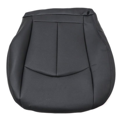 For 2003-2009 Mercedes Benz E63 E280 E300 E320 E350 E500 E550 Driver Bottom & Top PERFORATED Leather Seat Cover Black