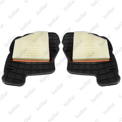 Engine Air Filter Pair For BMW 550i 650i 750i 750Li X5 X6 4.4L Left & Right