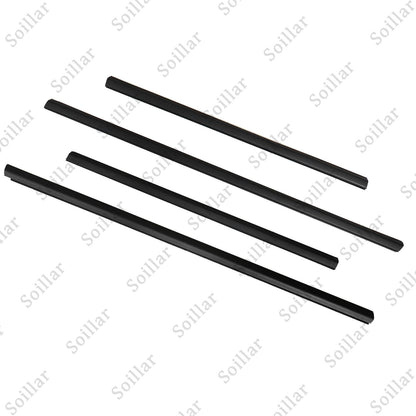 4pcs Door Belt Molding Weather Strip Seal For Honda Fit Jazz 2009-2013
