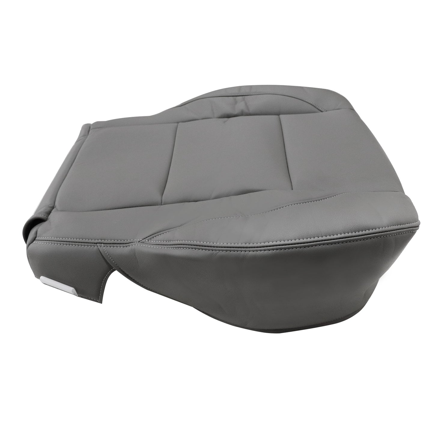 Driver Bottom Leather Seat Cover Gray For Nissan Titan 2005-2015 Replacement