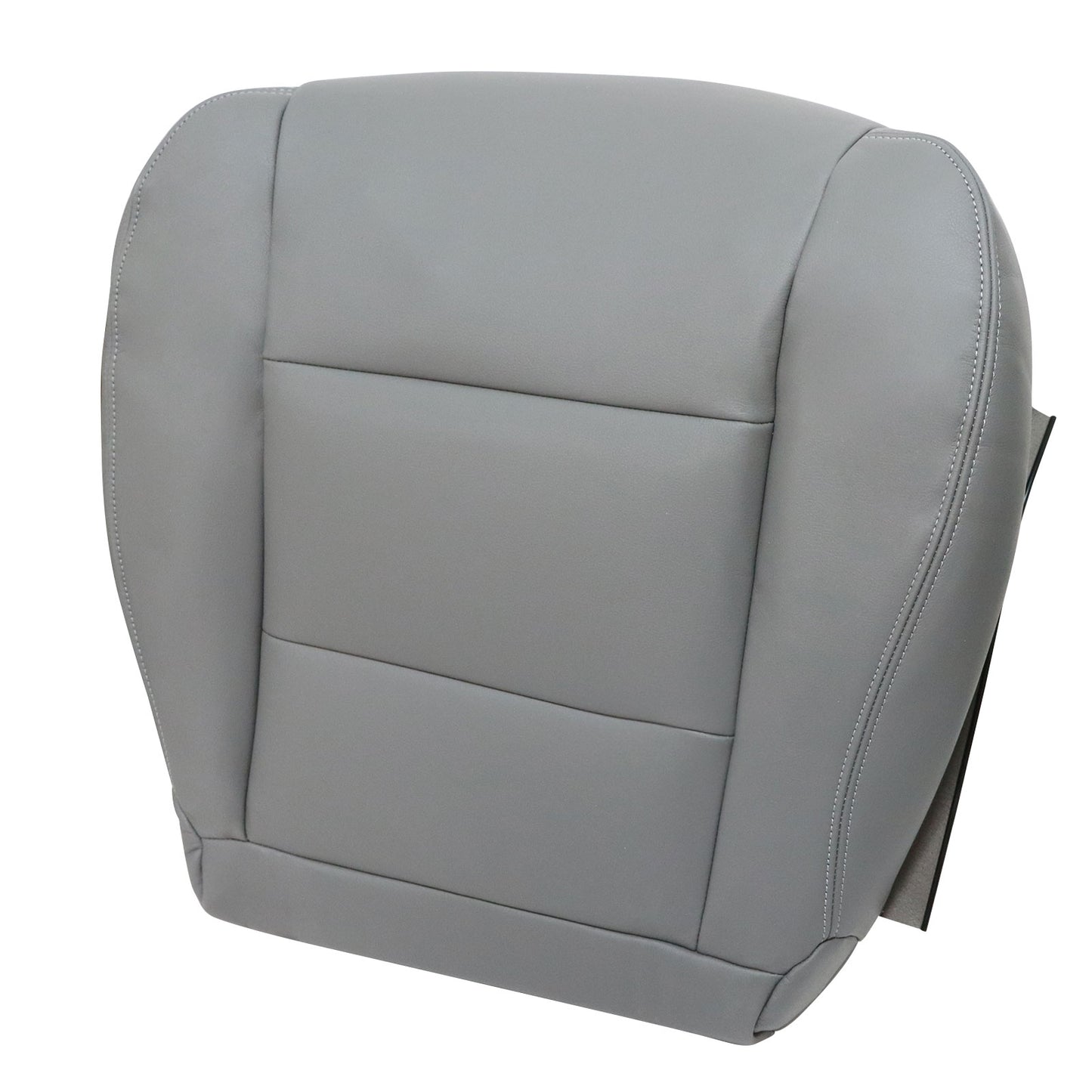 For 1998-2007 Toyota Land Cruiser Front Driver & Passenger Bottom & Top Leather Seat Cover Gray