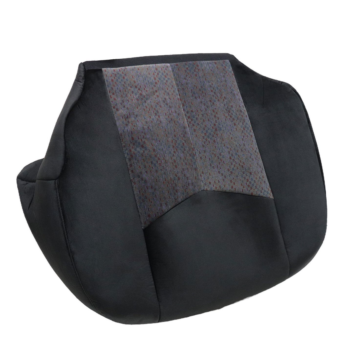 For 2003-2006 Chevy Silverado GMC Sierra 1500 2500 3500 Front Driver & Passenger Bottom & Top Cloth Seat Cover Dark Gray