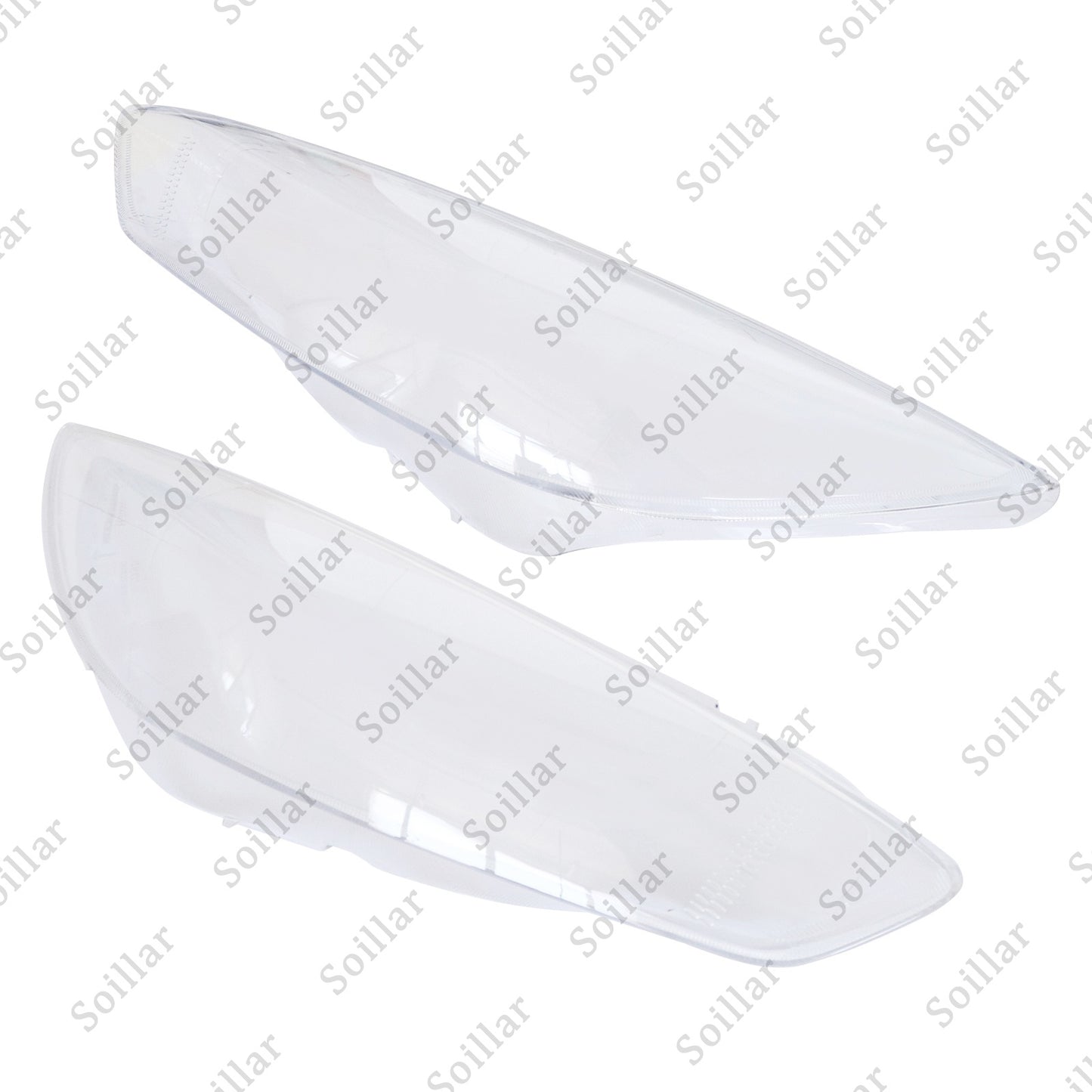 Both Side Headlight Clear Lens Cover + Sealant Fit Ford Focus 2015-2018 ST RS