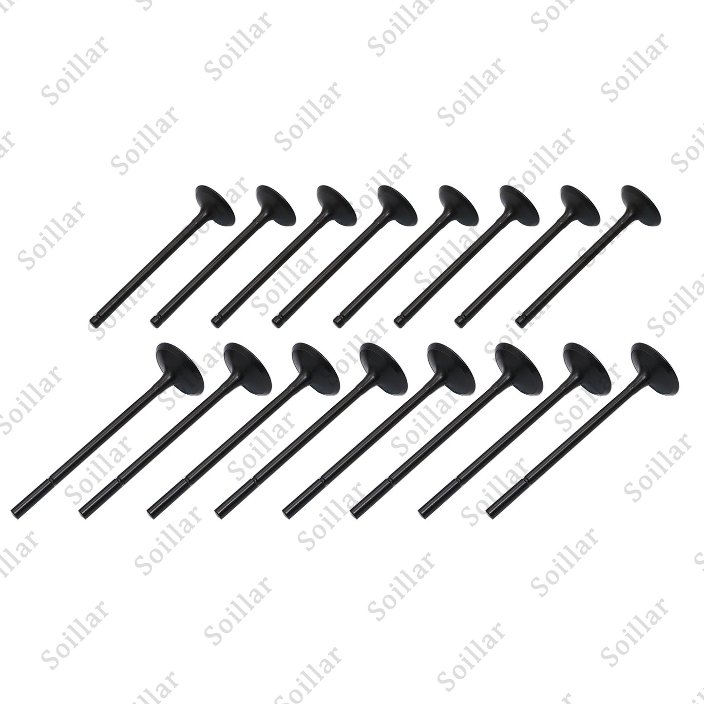 16 PCS Intake & Exhaust valve For 2010-2020 Land Rover Range Rover Sport 5.0 V8