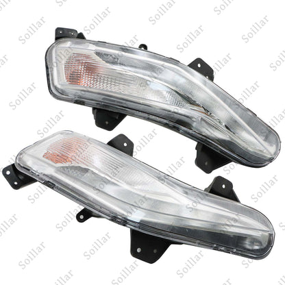 Pair Front Bumper Daytime Running Light RH/LH Side US For Chevy Malibu 2019-2024