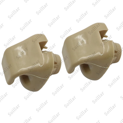 2X For Honda Civic Accord CR-V Sun Visor Bracket Hook Clips Hanger 88217S04003ZA