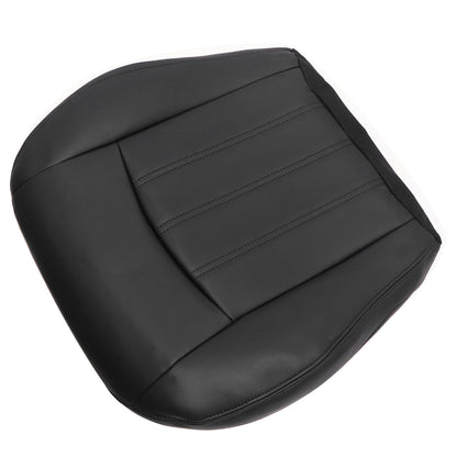 For 2005-2010 Chrysler 300C Driver & Passenger Bottom Seat Cover Black