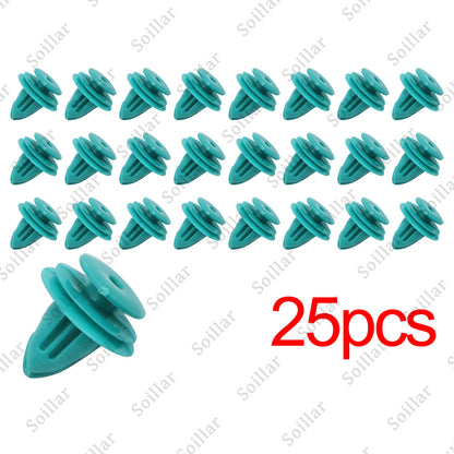 25x Mean Mug Auto Door Trim Panel Retainer 9mm Hole Clips For Toyota 90467-10188