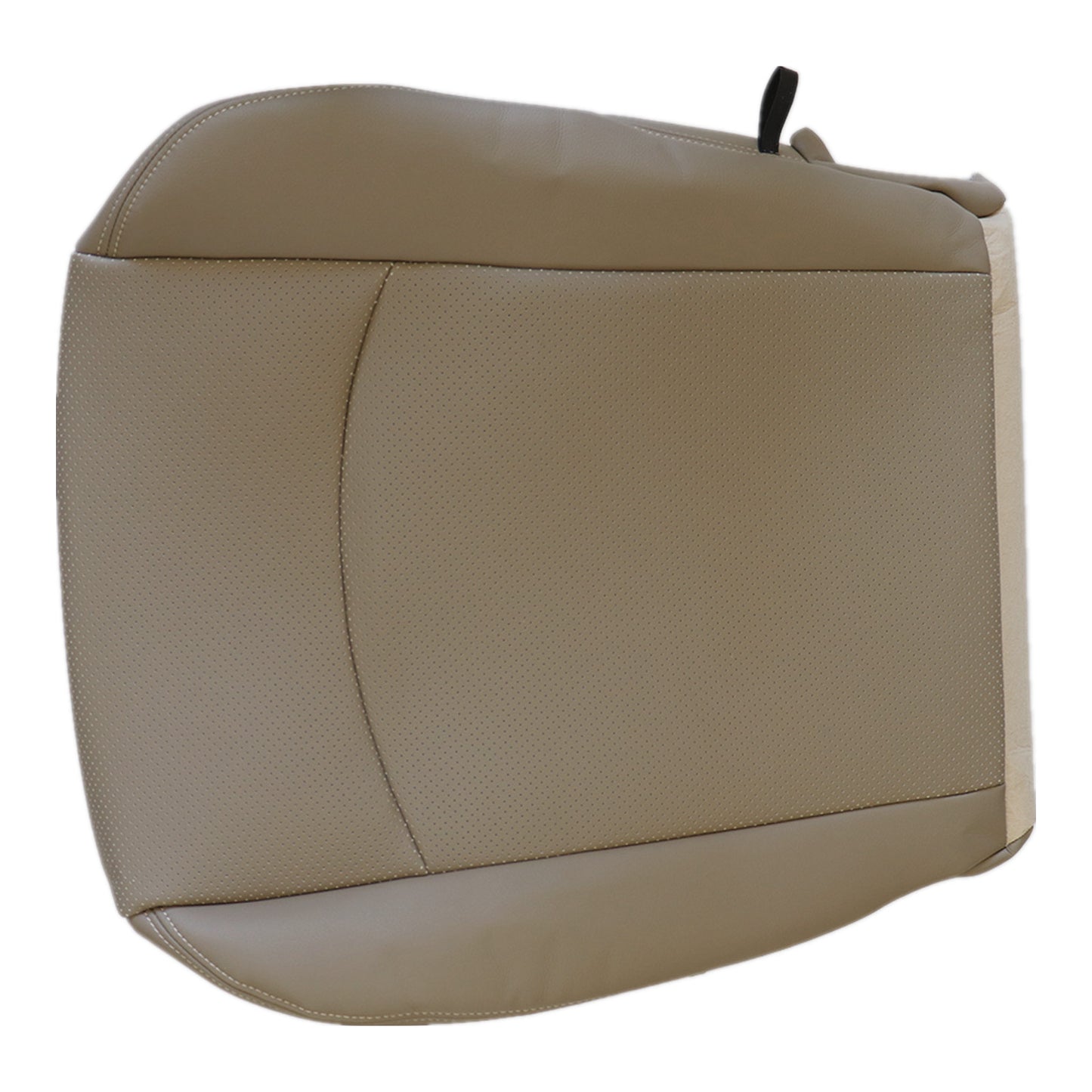 For 2009-2012 Dodge Ram 1500 2500 Front Driver & Passenger Bottom Perforated Leather Seat Cover Tan