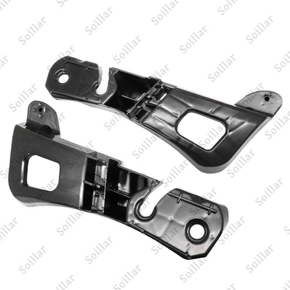 Front Left & Right Bumper Mount Brackets Black For Volkswagen Beetle 2012-2016