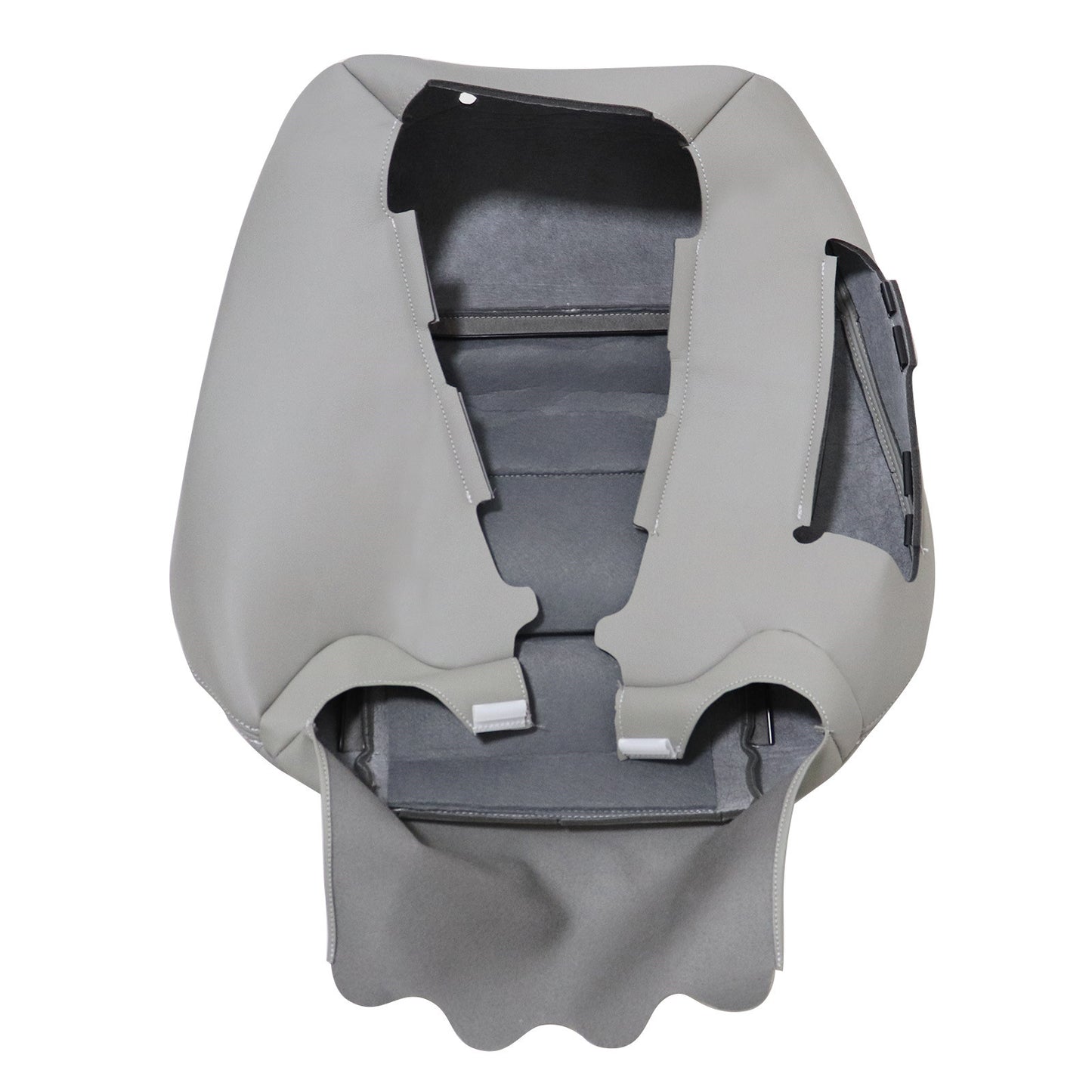 For 2010-2016 Mercedes Benz E200 E250 E300 E350 Passenger Top Replacement Leather Seat Cover Gray