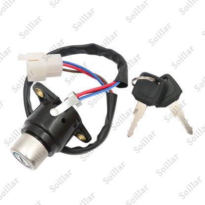 Ignition Key Switch Fit For Honda Shadow Spirit Sabre Aero VT1100 C C2 C3 Black