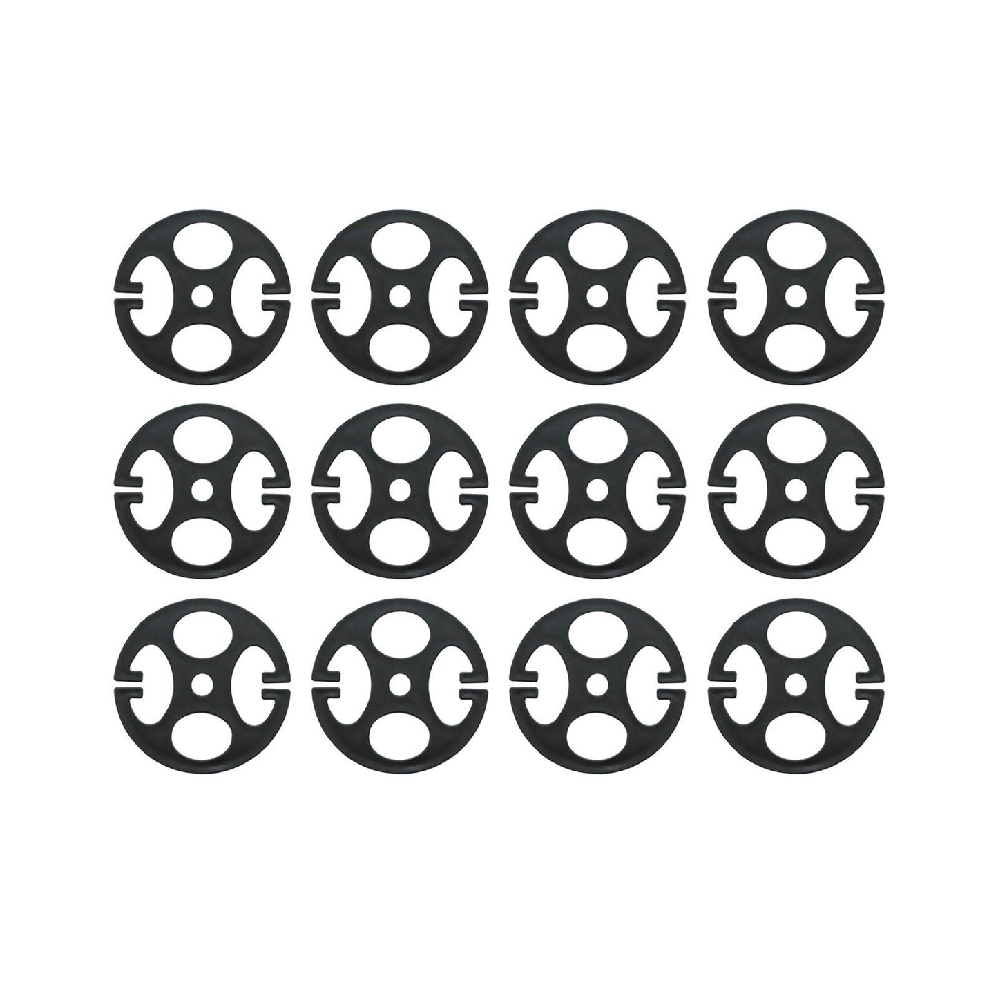 Black Full Surround PU Leather Car Seat Covers For 2003–2024 Toyota 4Runner