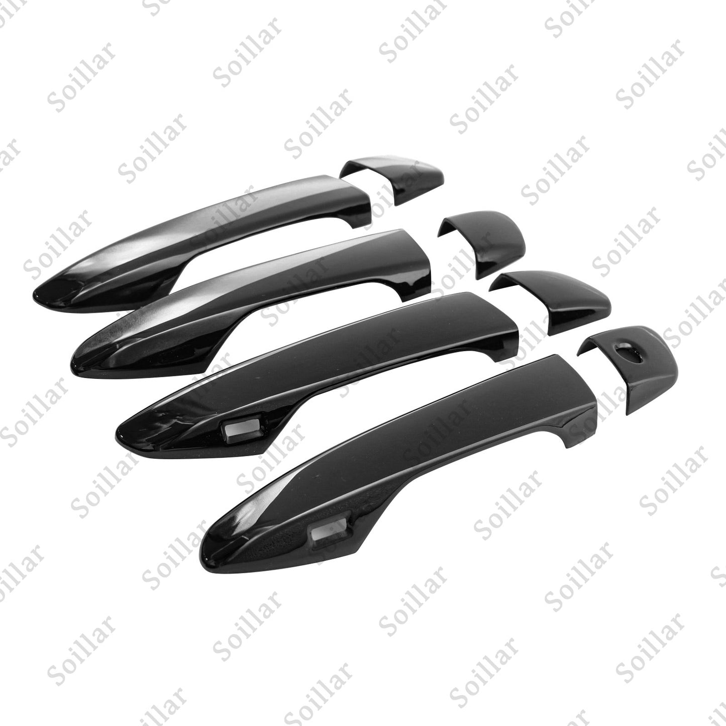For 2014-2022 LEXUS IS 13 14-2020 GS GLOSS BLACK Door Handle COVERS W/2 SMT KH